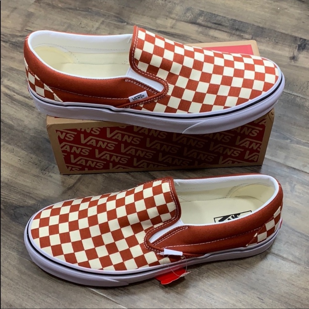 ••VANS CLASSIC SLIP-ON Checkerboard PicntTrWhite WMN - Picture 2 of 16